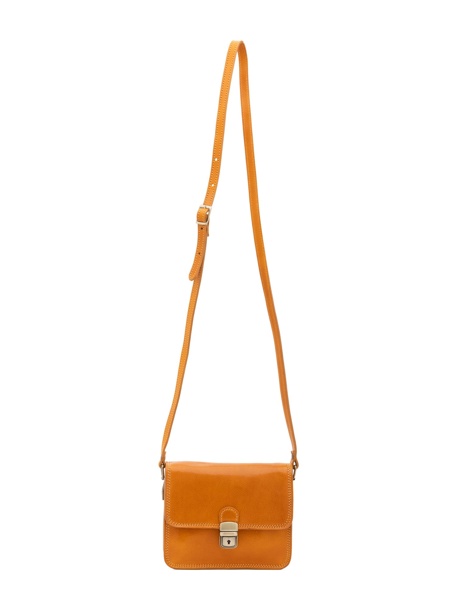 Borsa a tracolla da donna In Vera pelle Made in Italy 20x16x7 cm