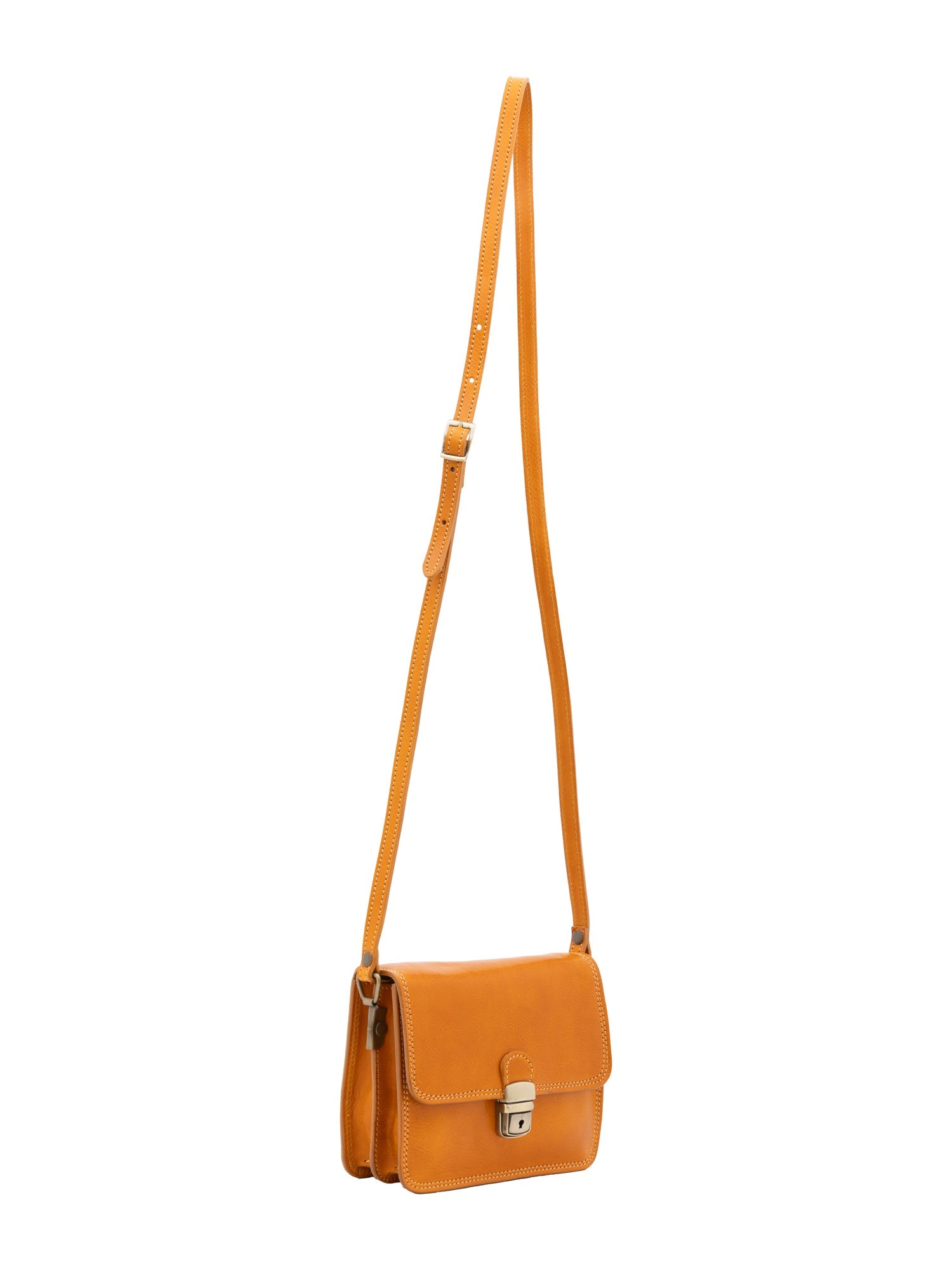 Borsa a tracolla da donna In Vera pelle Made in Italy 20x16x7 cm