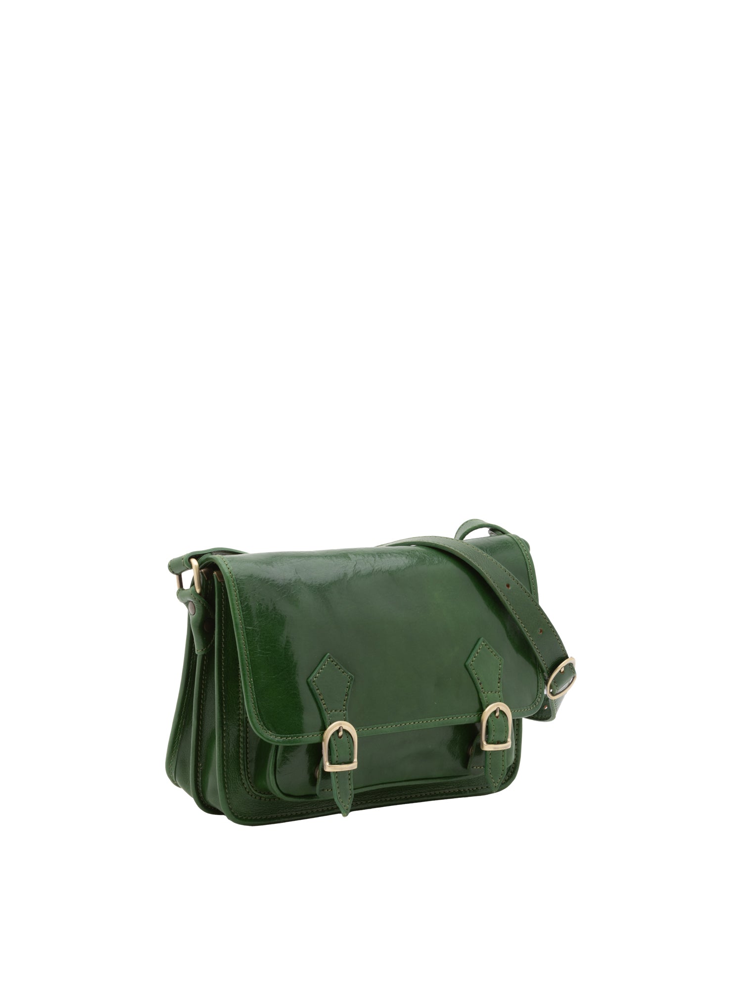 Borsa a tracolla da donna In Vera pelle Made in Italy 27,5x22x12 cm