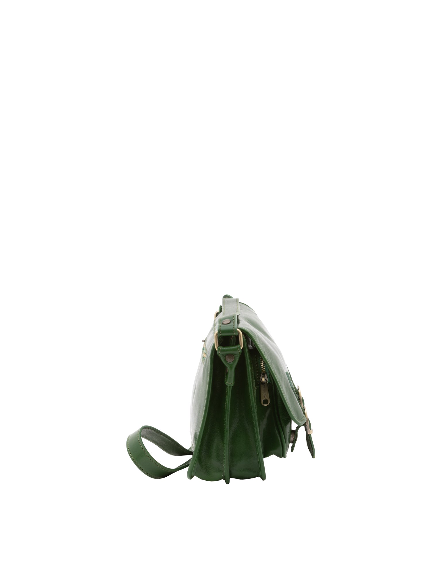 Borsa a tracolla da donna In Vera pelle Made in Italy 27,5x22x12 cm