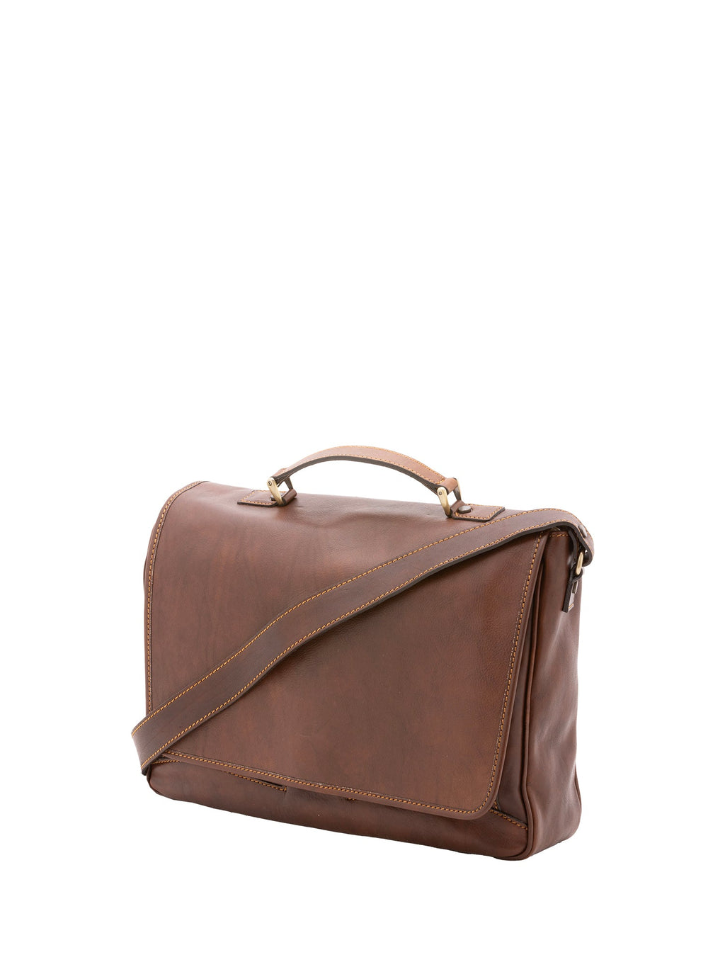 Borsa a mano unisex In Vera pelle Made in Italy 40x30x9 cm