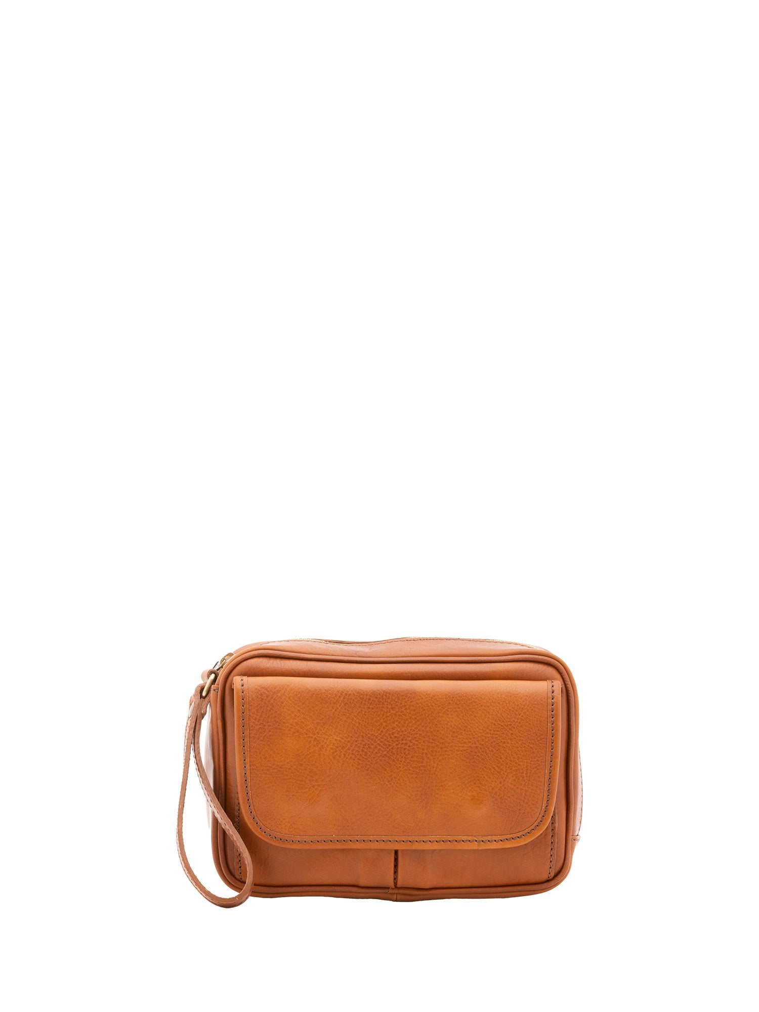 Pochette unisex In Vera pelle Made in Italy 24x20x6 cm